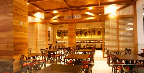 Detalhes do Camarões Restaurante em 2010